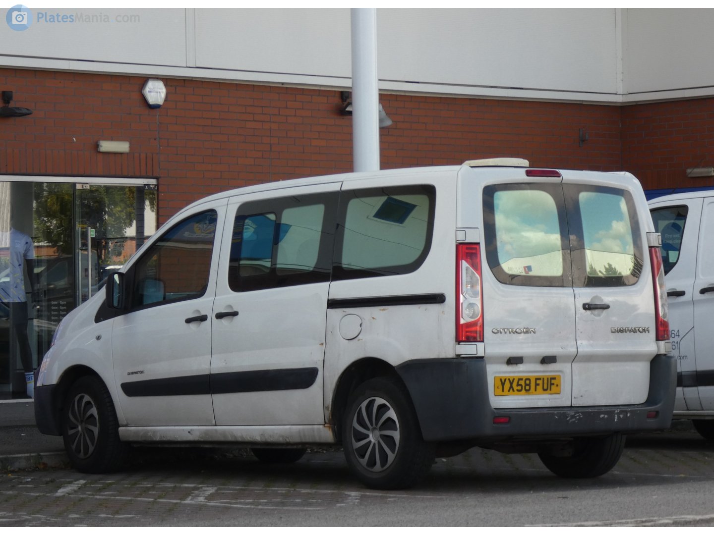 YX58FUF, Citroёn Dispatch 2nd gen (G9), 2007–2016