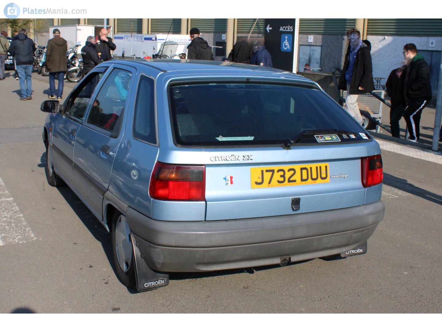 J732DUU, Citroёn ZX 1st gen 5-door Hatch (N2), 1991–1998 (–2008 for CN-market)