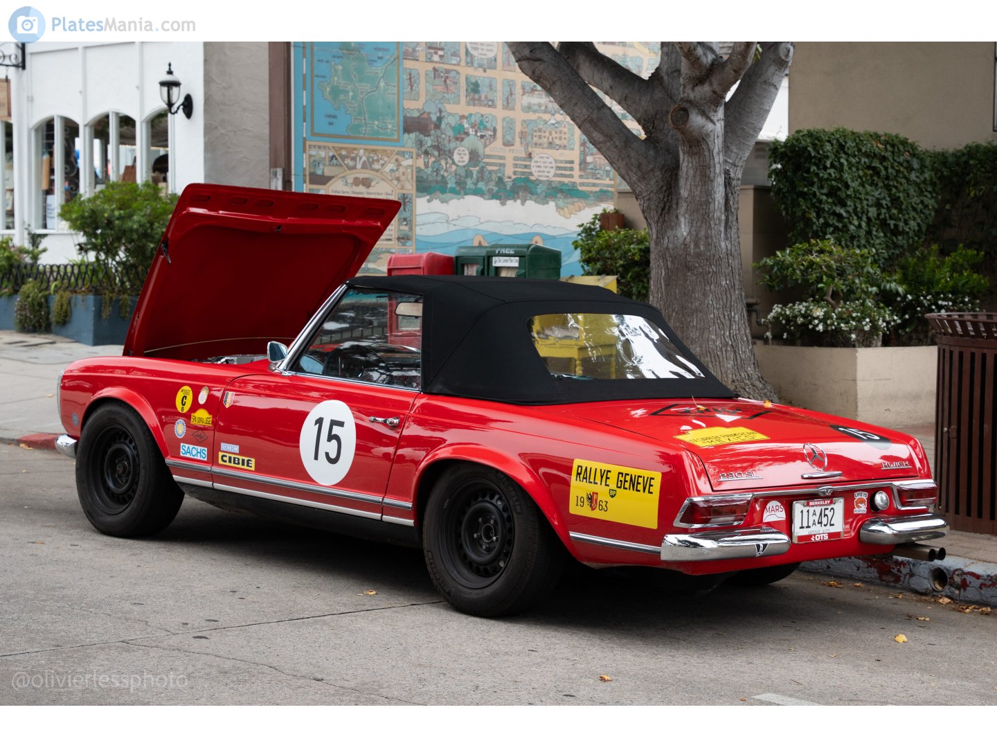 11 AA 452, Mercedes-Benz SL-Klasse 2nd gen 230­–280 SL (W113), 1963–1971