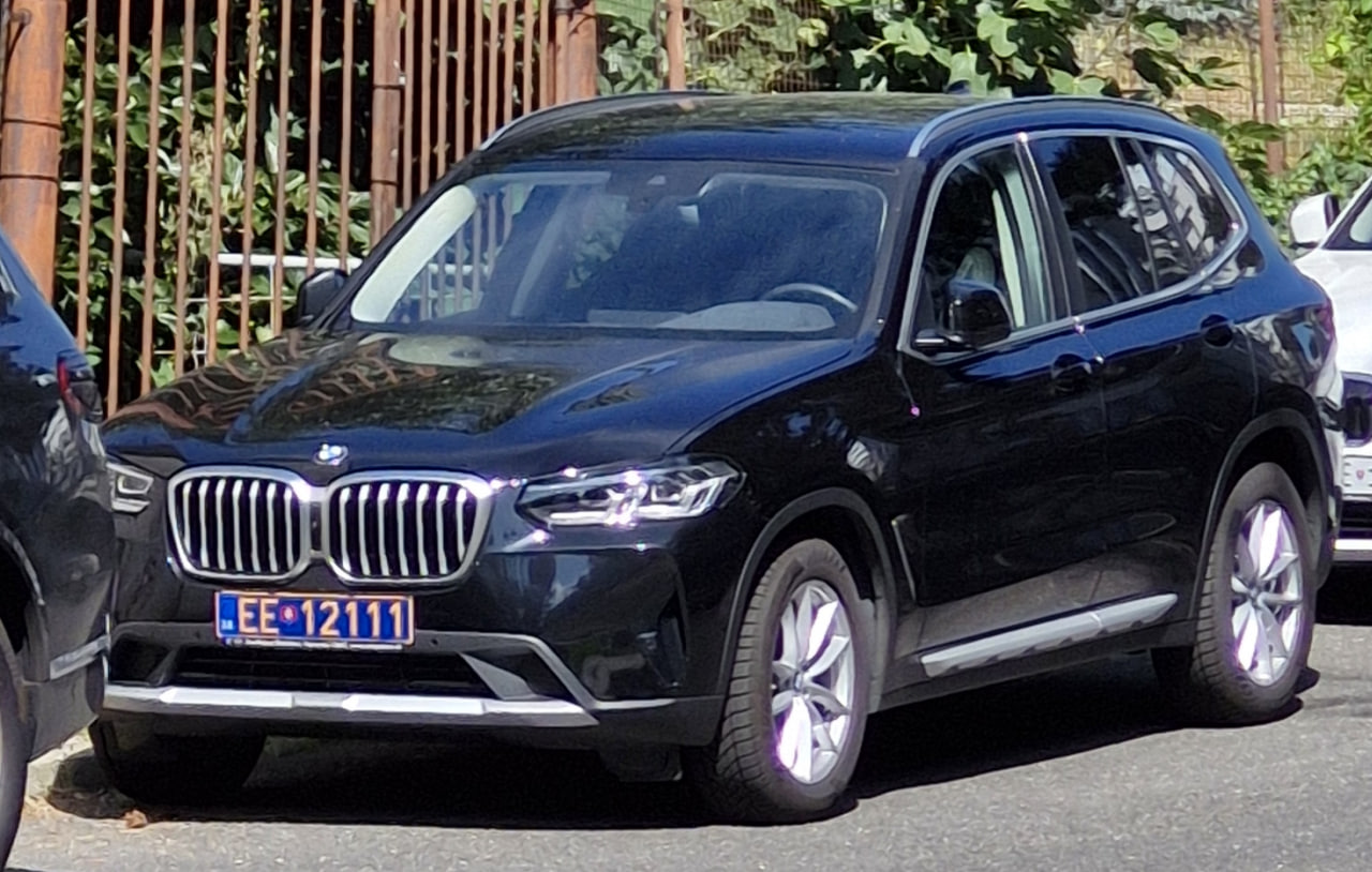 EE 12111, BMW X3 3rd gen (G01), facelift, 2021–2024