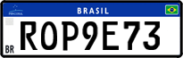 License plate of Brazil, Private owners (Mercosul)