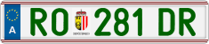 License plate of Austria, Regular plates