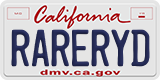 California, Vanity Plates