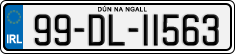 License plate of Ireland, Regular plates