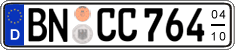 German license plate, Seasonal plates