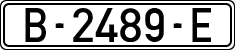 License plates of Spain, 1971 year series