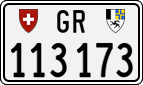 License plate of Switzerland, Cars