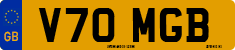 License plate of the United Kingdom, 1983 year system