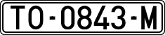 License plates of Spain, 1971 year series