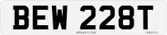 License plate of the United Kingdom, 1963 year system