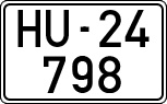 License plates of Spain, 1900 year series