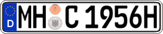 German license plate, Plates for oldtimers (type 