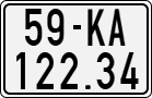 License plate of Vietnam, Motorcycles