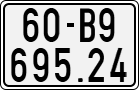 License plate of Vietnam, Motorcycles
