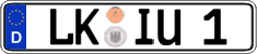 German license plate, Regular plates