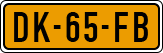 License plate of the Netherlands, Cars