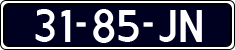 License plate of the Netherlands, Cars