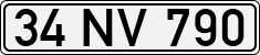 License plate of Turkey, Regular plates