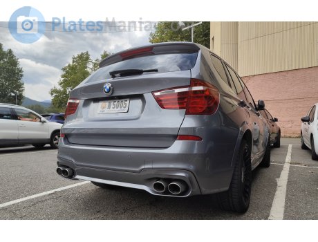 N 5005, BMW X3