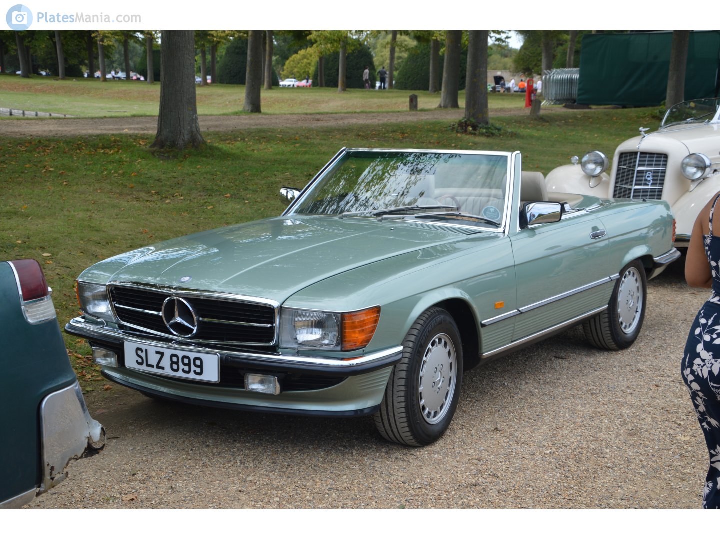 SLZ899, License plate without vehicle 