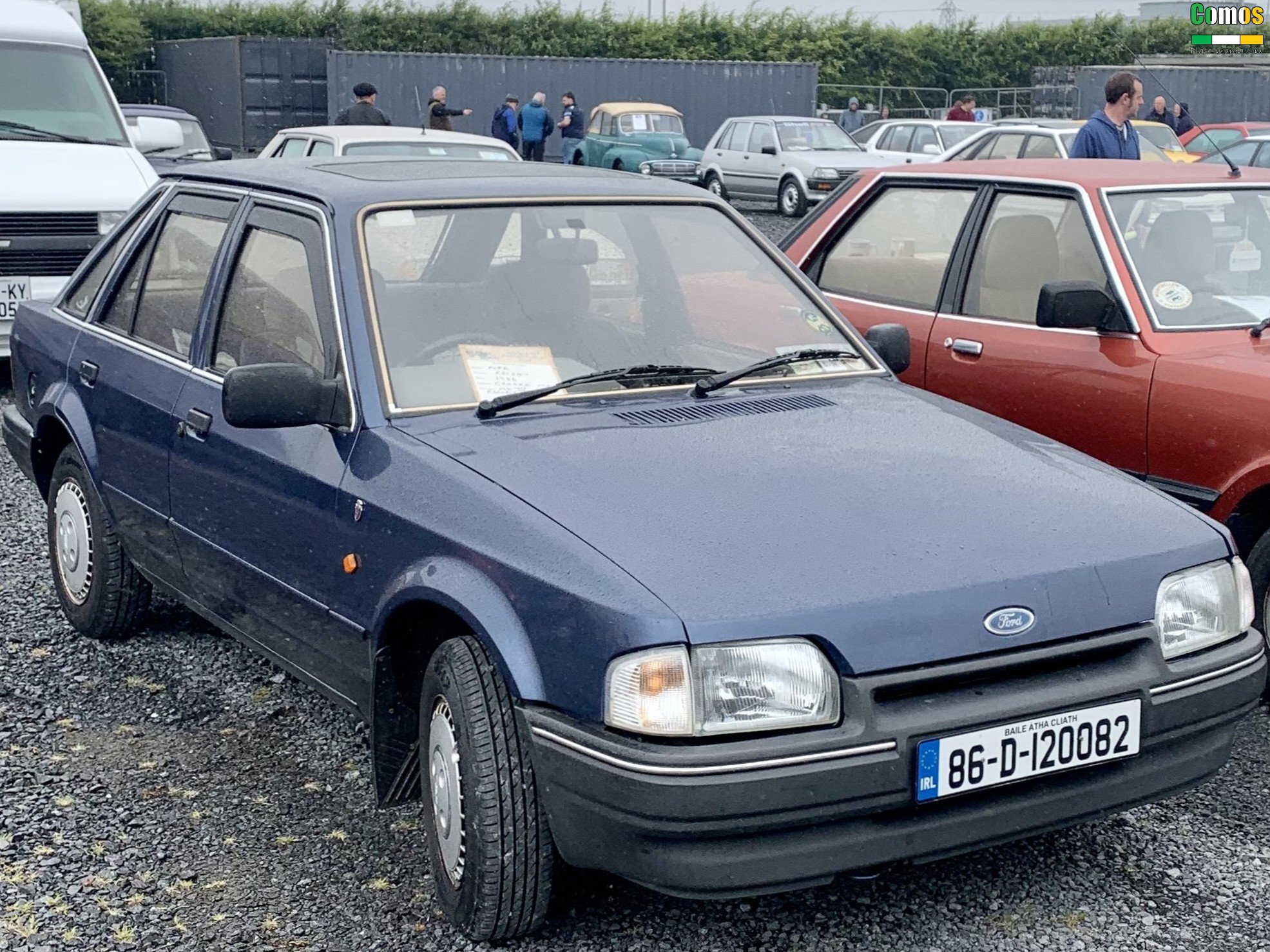 86-D-120082, Ford Escort 4th gen 5-door Hatch (AAF; Global-market), 1986–1990 (–1992 for LATAM-market)