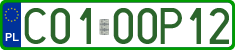 License plates of Poland, Professional plates