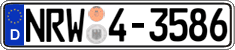 German license plate, Regional authorities