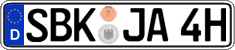 German license plate, Plates for oldtimers (type 