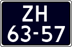 License plate of the Netherlands, Motorcycles