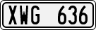 License plate of Sweden, Regular plates