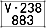 License plates of Spain, 1900 year series