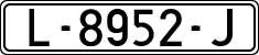 License plates of Spain, 1971 year series