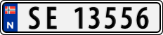 License plate of Norway, Cars