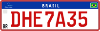 License plate of Brazil, Commercial vehicles (Mercosul)