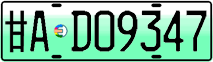 License plate of China, Electric vehicles
