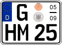 German license plate, Seasonal plates