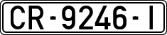 License plates of Spain, 1971 year series