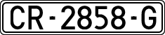 License plates of Spain, 1971 year series