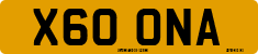 License plate of the United Kingdom, 1983 year system