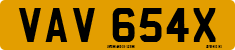 License plate of the United Kingdom, 1963 year system