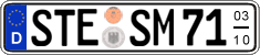 German license plate, Seasonal plates