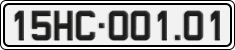 License plate of Vietnam, Specialty plates