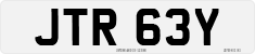 License plate of the United Kingdom, 1963 year system