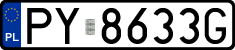 License plates of Poland, Regular car plates