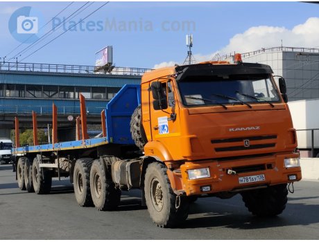 н781ау138, KamAZ 5350
