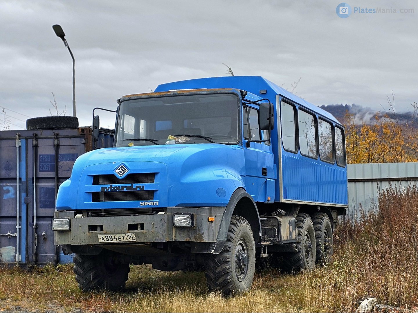 а 884 ет 14, Ural (UralAZ) 3255 3255, Plastic Cab, 2009–2014