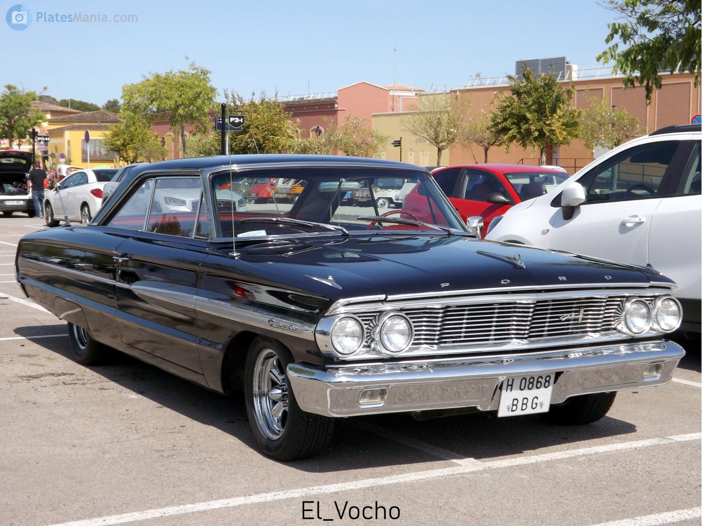 H 0868 BBG, Ford Galaxie 2nd gen 1964 2-door Sedan (62), 4th facelift, 1963–1964