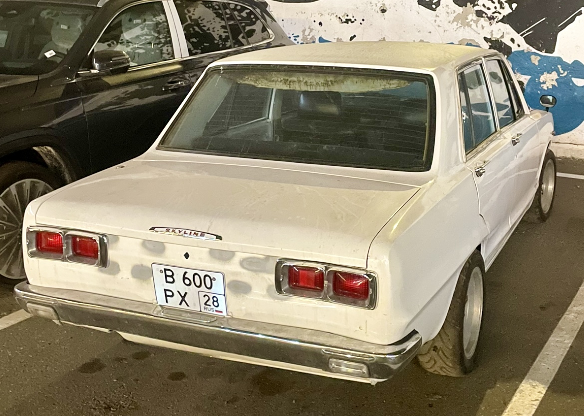 в 600 рх 28, Nissan Skyline 3rd gen Sedan (C10), 1968–1972