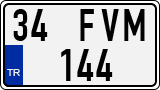 License plate of Turkey, Regular plates