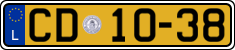 License plate of Luxembourg, Diplomatic